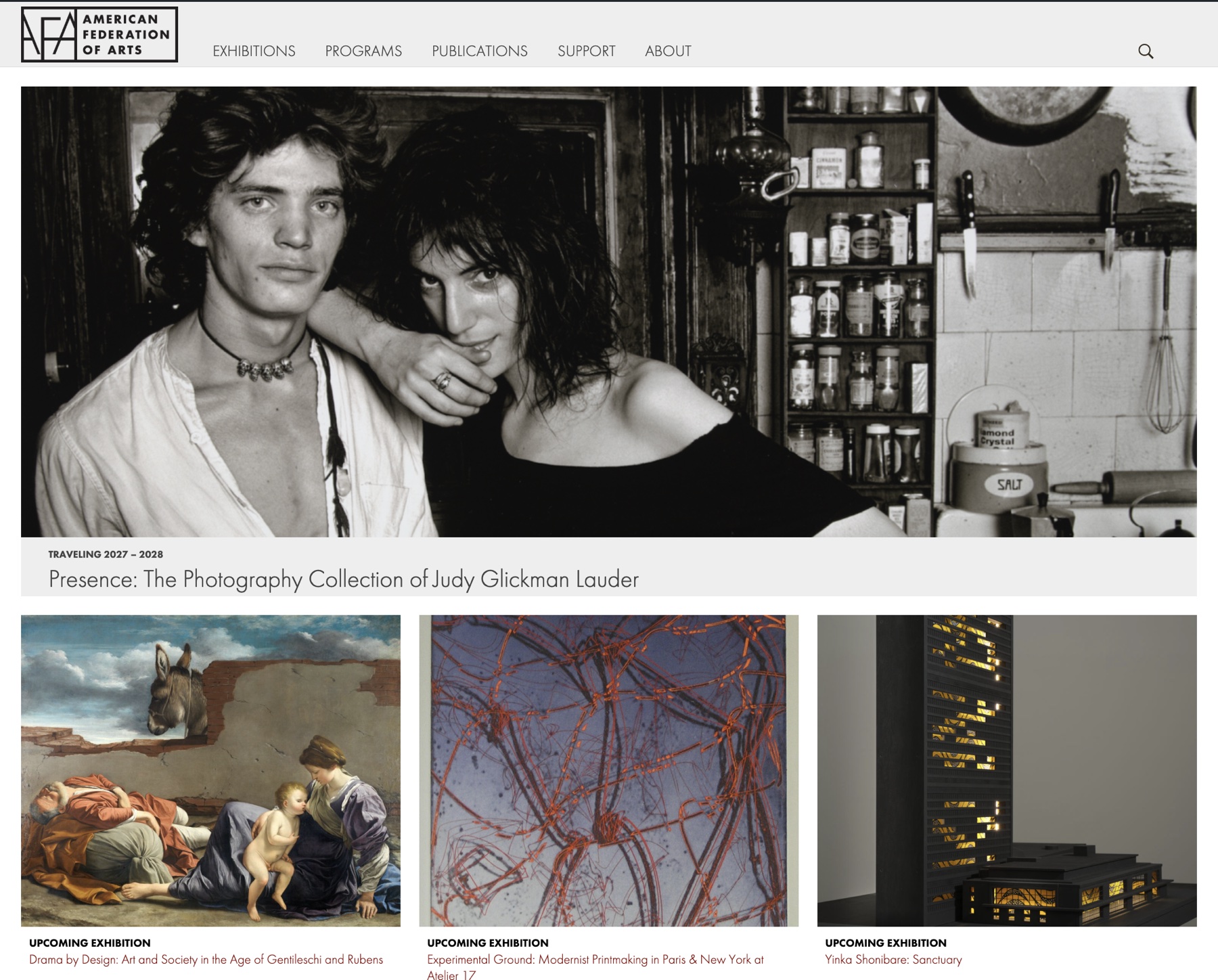 American Federation of Arts website