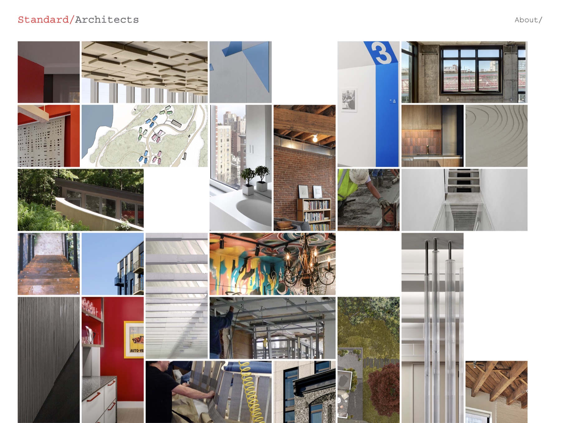 Standard Architects website